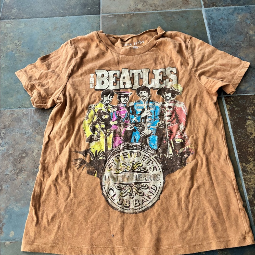 Love Tribe Brown Graphic Tee